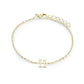 Stainless Steel Initial Bracelets by Veloria