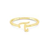 Bella Script Initial Ring