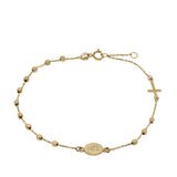 10k Yellow Gold Rosary Bracelet