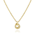 Double Circle Knot Necklace by Miss Mimi