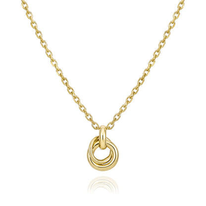Double Circle Knot Necklace by Miss Mimi