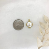 925/18k Vermeil Clover Charm