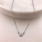 Valentina Classic CZ Heart Necklace