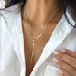 Shimmer Lariat Necklace
