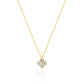 CZ Clover Necklace