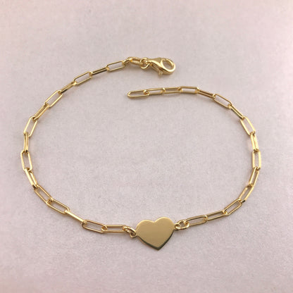 Bella Loves Paperclip Bracelet