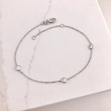 10k Gold Cubic by the Yard Bracelet