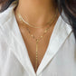 Shimmer Lariat Necklace