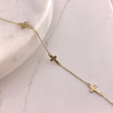 Little Sweetheart's Multi Cross Bracelet