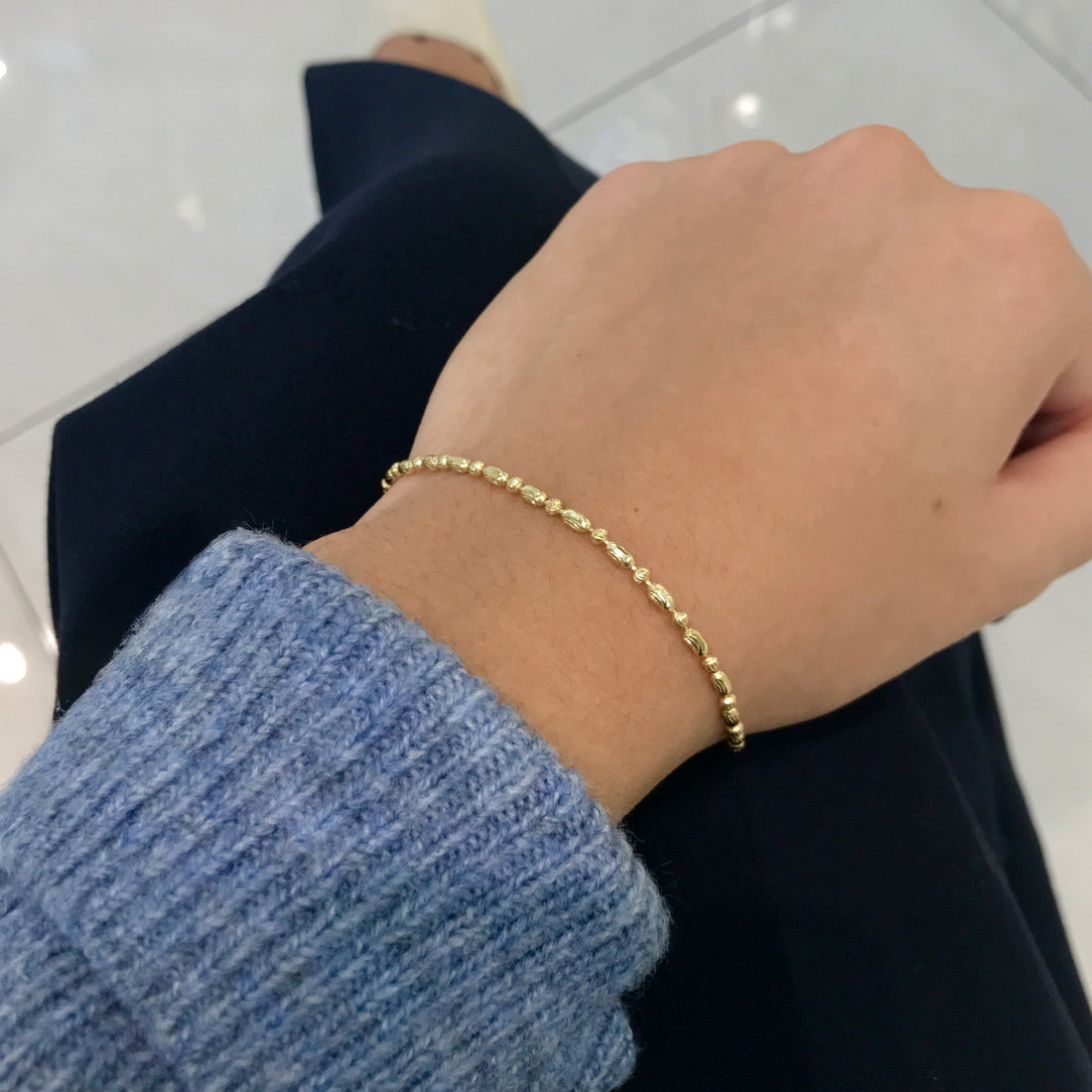 Bella Sparkle Cut Layered Bracelet