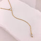 Sparkle CZ Drop Necklace