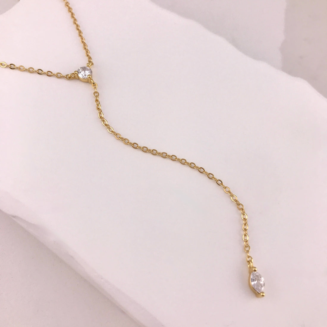 Sparkle Drop Necklace