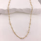 Classic Mini Spaced Pearl Necklace