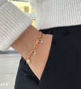 Lucky Red Enamel Charm Bracelet