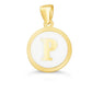 Giulia White Initial Necklace
