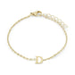 Stainless Steel Initial Bracelets by Veloria