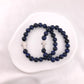 Stainless Steel Cross Beaded Bracelet