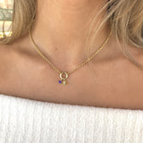 925/18k Vermeil Rolo Enhancer Necklace