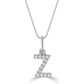 Classic Mini Initial Diamond Necklace