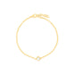 Timeless Pearl & Onyx Clover Bracelet