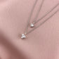 Lab Diamond Heart Necklace