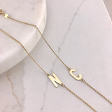 10k Yellow Gold Initial Bracelet