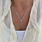 CZ Rosary Necklace by Amen