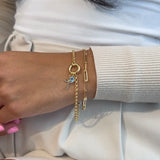 925/18k Vermeil Birthstone Charm