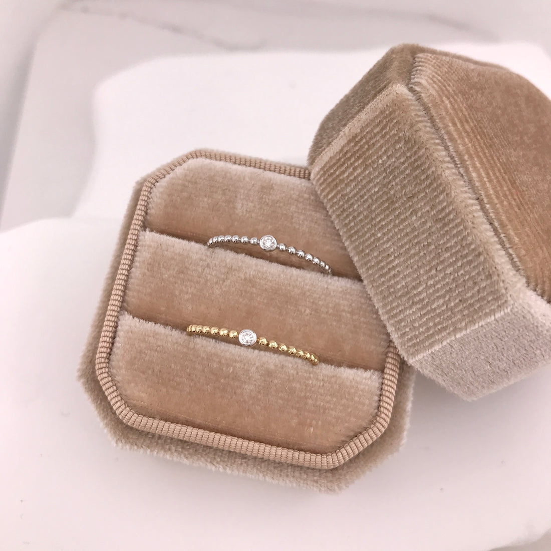 Her Classic Solitaire Diamond Ring