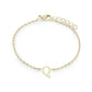 Stainless Steel Initial Bracelets by Veloria