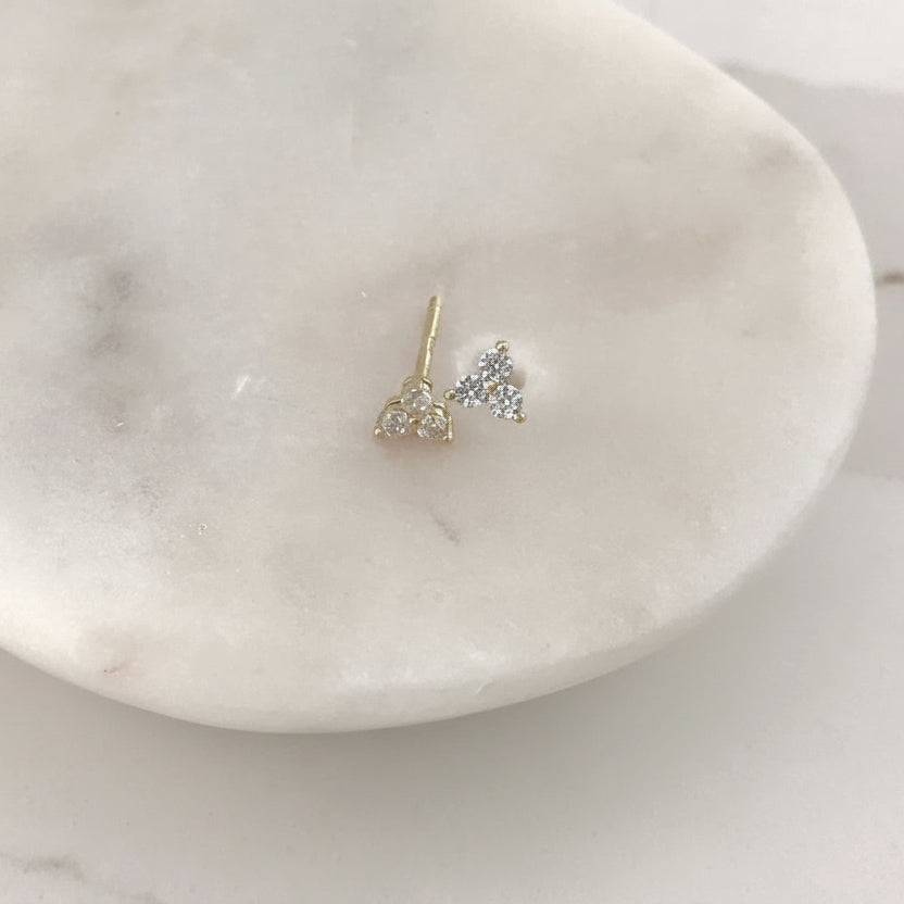 Everyday CZ Lotus Studs