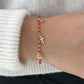 Lucky Red Enamel Charm Bracelet