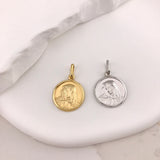 Engravable- 10k Gold Mother Mary Pendant