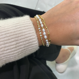 925/18k Vermeil Paperclip Bracelet