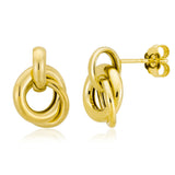 Miss Mimi - 14k/925 Vermeil Double Circle Earring