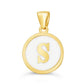 Giulia White Initial Necklace