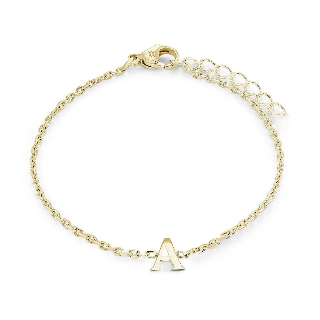 Stainless Steel Initial Bracelets by Veloria