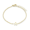 Stainless Steel Initial Bracelets by Veloria