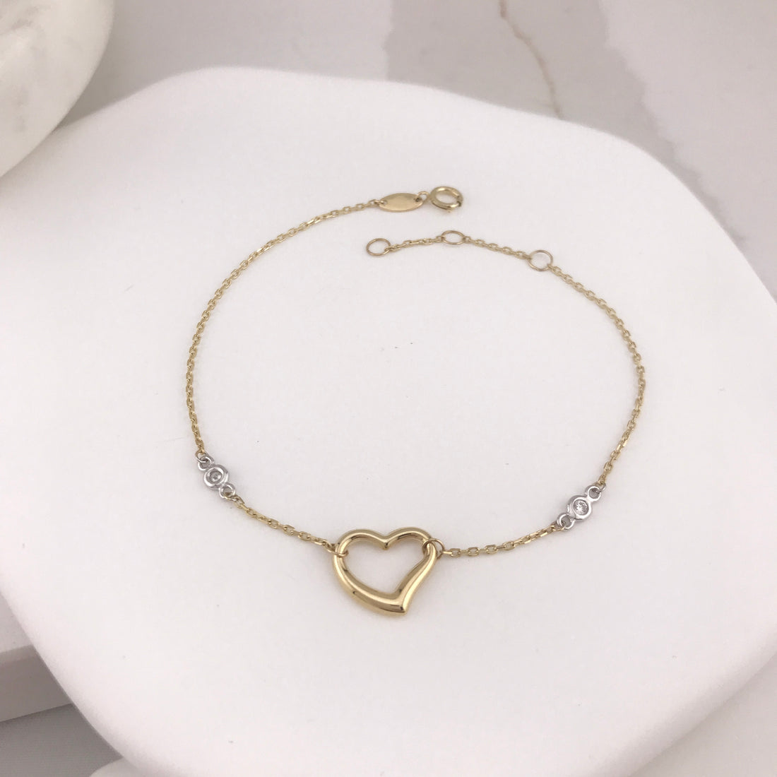 Fiore Open Heart Bracelet