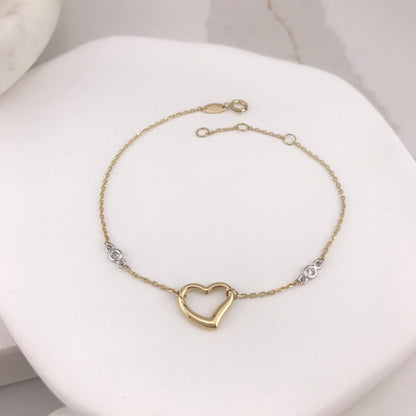 Valentina Open Heart Bracelet
