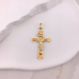 10k Gold Religious Crucifix