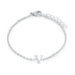 Stainless Steel Initial Bracelets by Veloria