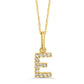 Classic Mini Initial Diamond Necklace