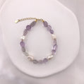 Gemstone & Pearl Beaded Bracelet