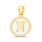 Giulia White Initial Necklace