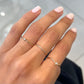 Dainty CZ Solitare Ring