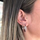 "The Classic" 925 Sterling Silver Hoops- 3 Sizes
