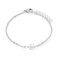 Stainless Steel Initial Bracelets by Veloria