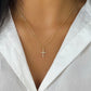 Brilliant Pave Diamond Cross