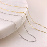 10k Gold Dainty Chain